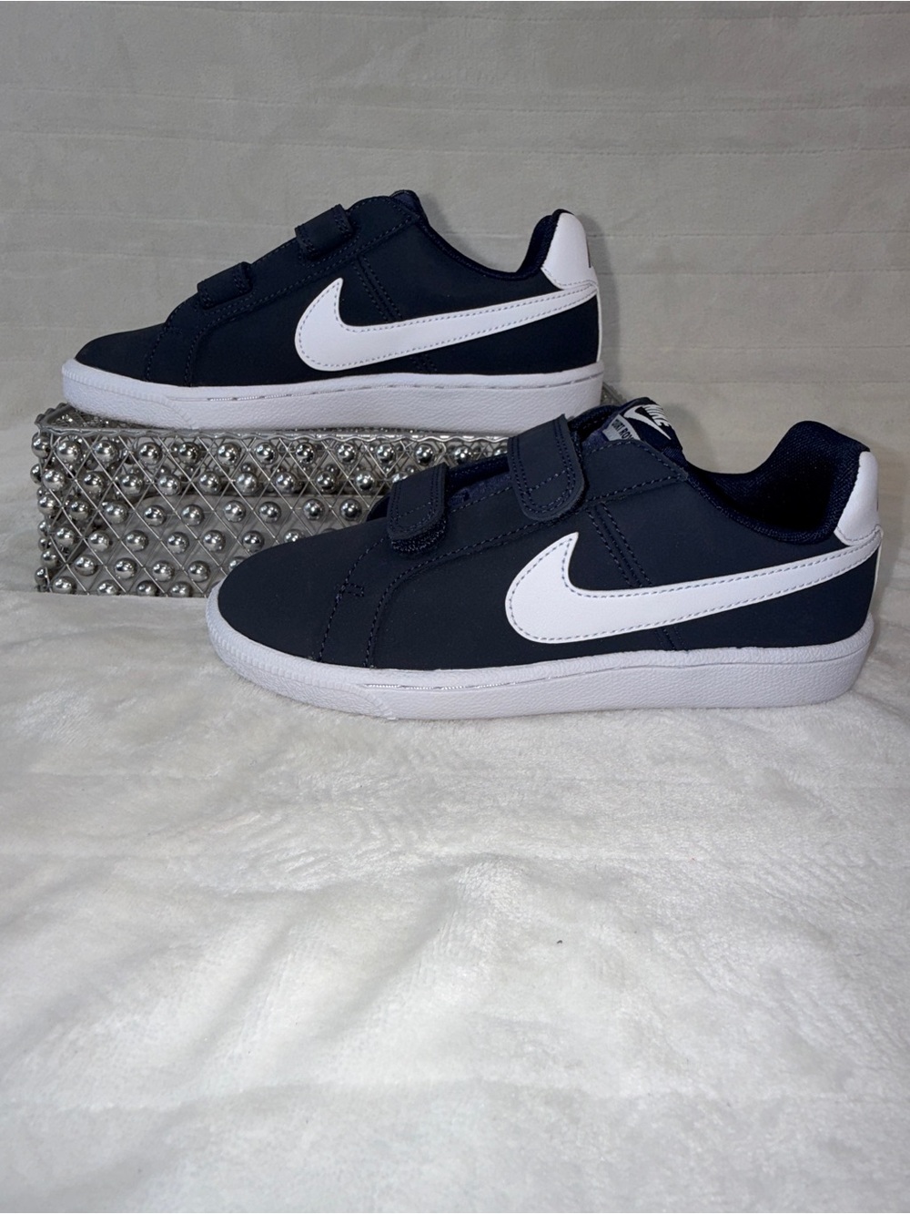 Nike Court Royale PSV US SZ 3Y Obsidian White 833536-400
